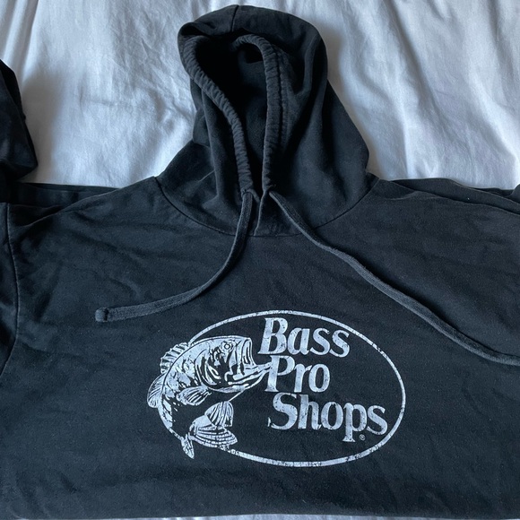 Black bass pro shops hoodie size large - Picture 1 of 5